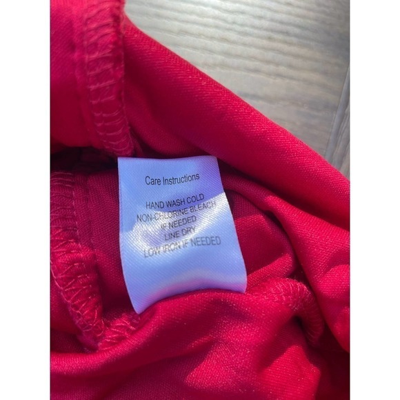 Emerald Sundae Junior's Ruched Side Slit Slim Gown Red Size XS - Picture 8 of 8